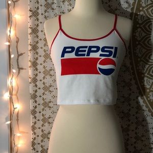 PEPSI CAMI CROP TOP